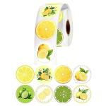 Fruit Labels, Lemon asssorted 500's Roll
